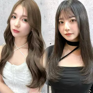 ロング カラー 韓国/ワンホンヘア 髪質改善/MaCoのヘアスタイル