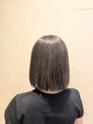 カラー ミディアム 吉田 彩のヘアスタイル