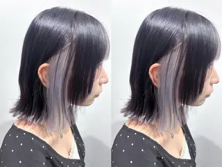 ミディアム sara中谷 哲のヘアスタイル