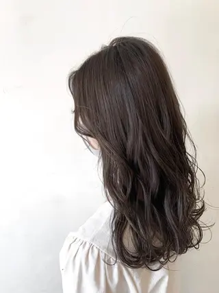 セミロング カラー 【azure横浜】 🧸misaki🌸のヘアスタイル