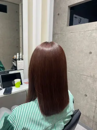 ミディアム カラー Glanz所属・Glanz yuukaのヘアスタイル