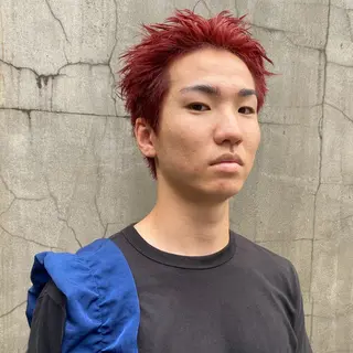 ショート カラー メンズ ニュアンスデザイン/ SHOUTOのヘアスタイル