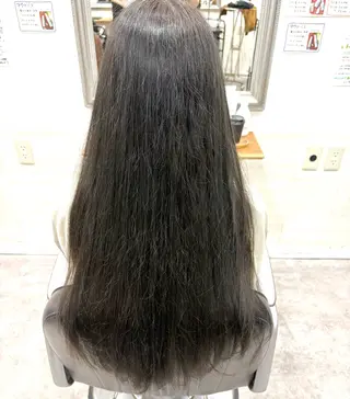 ロング カラー 堀川 希歩のヘアスタイル