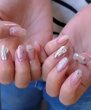 ネイル 3dパーツ/流行り 👧shushu❤️のネイルデザイン