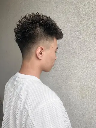 メンズ 森本裕/オーナー/ スパイラルパーマのヘアスタイル