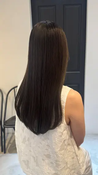 ロング カラー 華奈/オリーブ/ ベージュ/抜け感🥣のヘアスタイル