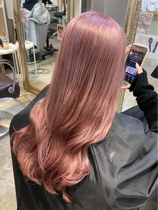 ロング カラー AMRITA所属・men'sｶｯﾄ ﾊﾟｰﾏ🫧ｼｵﾝのヘアスタイル