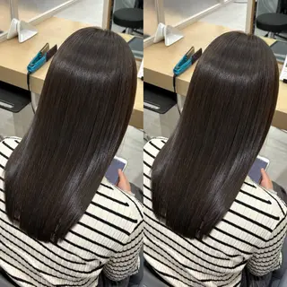 ロング 新宿No.1艶髪矯正 美艶カラー/FUKAのヘアスタイル