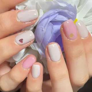ネイル nail　milky 〜深夜にもネイル〜のネイルデザイン