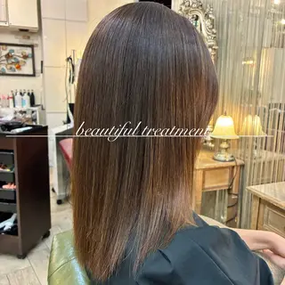 ミディアム ❤︎大人シック ベージュrihoのヘアスタイル