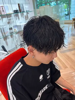 パーマ メンズ ゆい/パーマ/レイヤ ー/似合わせカラーのヘアスタイル