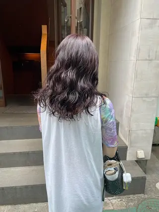 セミロング カラー パーマ キッズ オトナヘア🌸 harukaのヘアスタイル