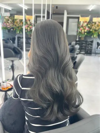 ロング カラー Ardore 韓国風カラー大阪のヘアスタイル
