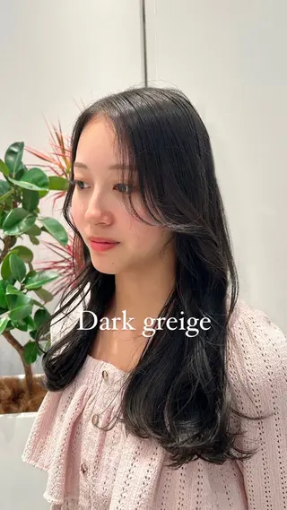 ロング カラー k-twoあべのキューズモール店所属・k-two☁あべの/ 艶感カラー/Touaのヘアスタイル