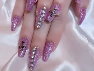 ネイル ネイルサロンAiri 長さ出し·シンプルのネイルデザイン