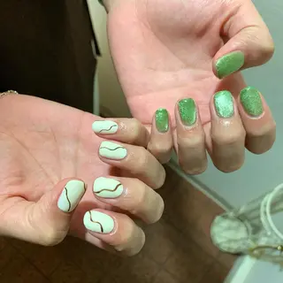 ネイル GO TODAY シェアサロン 表参道Colore店所属・K. Ayanaのネイルデザイン