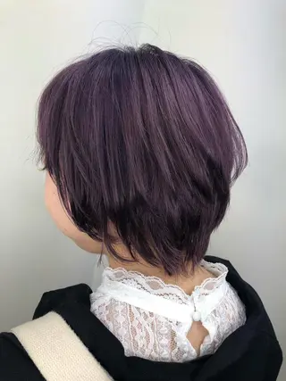 カラー ショート/パーマ/ カラー/FUKOのヘアスタイル