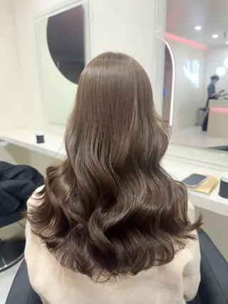 ロング カラー 🤍韓国大人っぽ ベージュMAI🤍のヘアスタイル