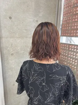 パーマ ボブパーマコテ巻き風 パーマNo1深江秀平のヘアスタイル