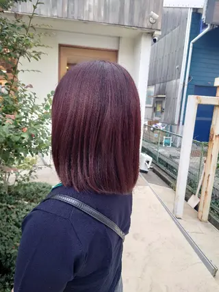 カラー 藤田 和花のヘアスタイル