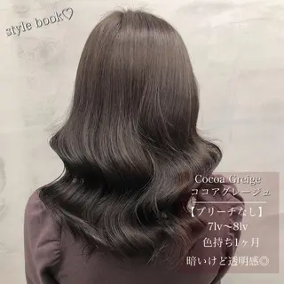 ミディアム カラー 【美髪特化 髪質改善サイトウ】のヘアスタイル