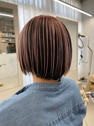 ミディアム カラー 柴田泰秀sotti. 髪質改善/ブリーチのヘアスタイル