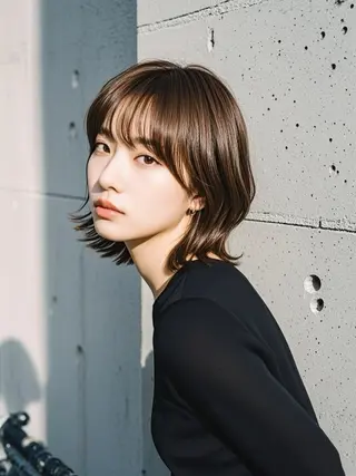 ショート ウルフカット 811 大阪梅田 ウルフのヘアスタイル
