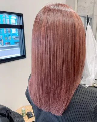 ロング カラー Leyシェアサロン所属・Ken ドライカット ✂️髪質改善のヘアスタイル