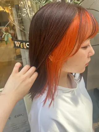 カラー 須藤 向日葵のヘアスタイル