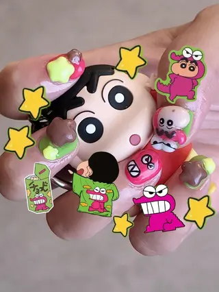 ネイル 3dパーツ/流行り 👧shushu❤️のネイルデザイン