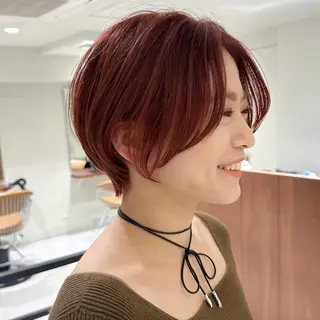 ショート カラー ショート特化✨ 津々美のヘアスタイル