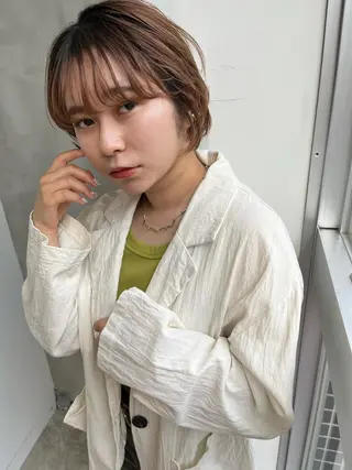 ショート 鈴木 美紅のヘアスタイル