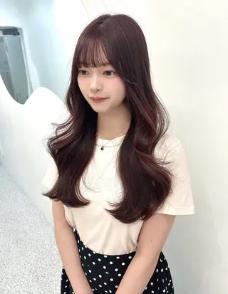 ロング leo/ロング／ レイヤーカット⛈️のヘアスタイル