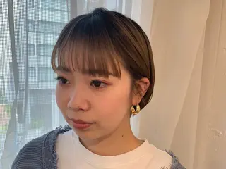 ショート GO TODAY  SHAIR SALON 梅田NU茶屋町店所属・田中成美/レイヤー カット/透明感カラーのヘアスタイル