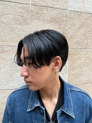 ミディアム メンズ メンズカット、パーマ 特化美容師🌀/高田のヘアスタイル