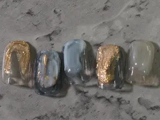 ネイル 個性派ニュアンス nuts nail所属・【池袋】nuts nail　なつみのネイルデザイン