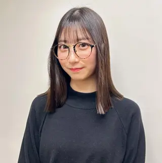 セミロング カラー 伶風/ボブ/ ヘーゼルベージュのヘアスタイル