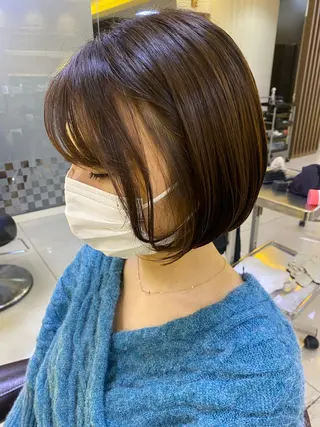 ショート カラー ✨垢抜け✨3Dカラー 山本美侑のヘアスタイル