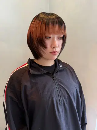 ショート カラー 無料ショートカット 募集中anzu📛のヘアスタイル