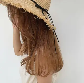 ロング カラー 顔周りレイヤー 🎀マリノのヘアスタイル