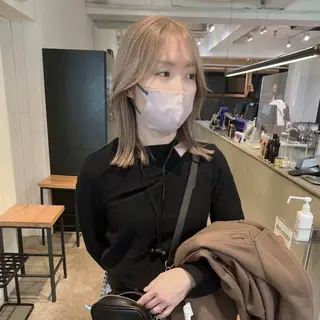 カラー XYZ新宿所属・⭐️DAIKI⭐️ ハイトーン/髪質改善のヘアスタイル