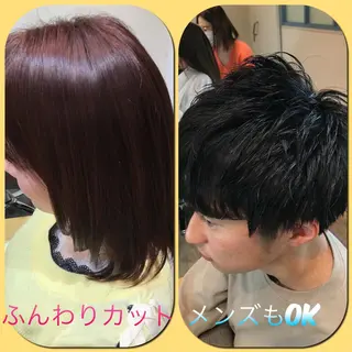 ミディアム メンズ ブリーチ/髪質改善/ レイヤー/YUTO‎のヘアスタイル