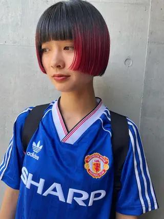 ショート ハイトーンNo.1✨ パーマ✨イマイタツヤのヘアスタイル