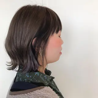 ミディアム 透明感カラー/ 寺田千雅子のヘアスタイル