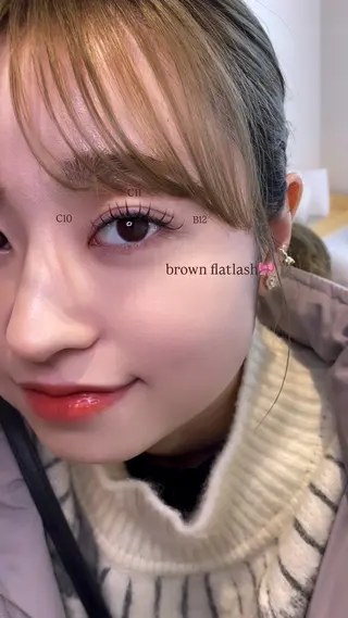 マツエク・マツパ Ren♡梅田┋束感 マツエク┋パリエクのマツエク・マツパデザイン