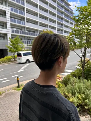 メンズ コテ巻きパーマ/ 韓国レイヤー/ナオのヘアスタイル