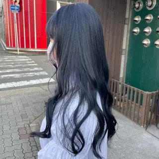 ロング カラー あ あのヘアスタイル