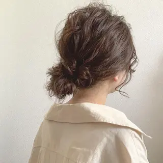 ロング カラー ヘアアレンジ 似合わせ＋韓国カット ニシヤマ　マイのヘアスタイル