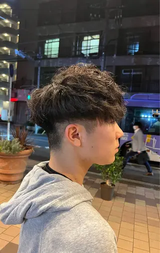 パーマ メンズ Men's NAM 八角のヘアスタイル