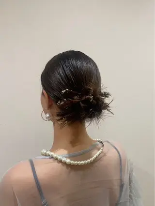 ヘアアレンジ オタク美容師☃️🩵 アレンジ/メンズのヘアスタイル